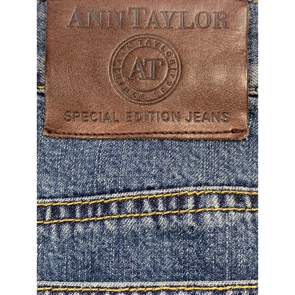 Ann Taylor Jeans Special Edition Denim Skirt Maxi Long 5 Pocket Size 12 Blue VTG - Picture 8 of 9